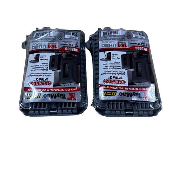 TayMac ML500G Extra Duty Low Profile Expandable Gray New Sealed Set of 2 NEW - Picture 3 of 5
